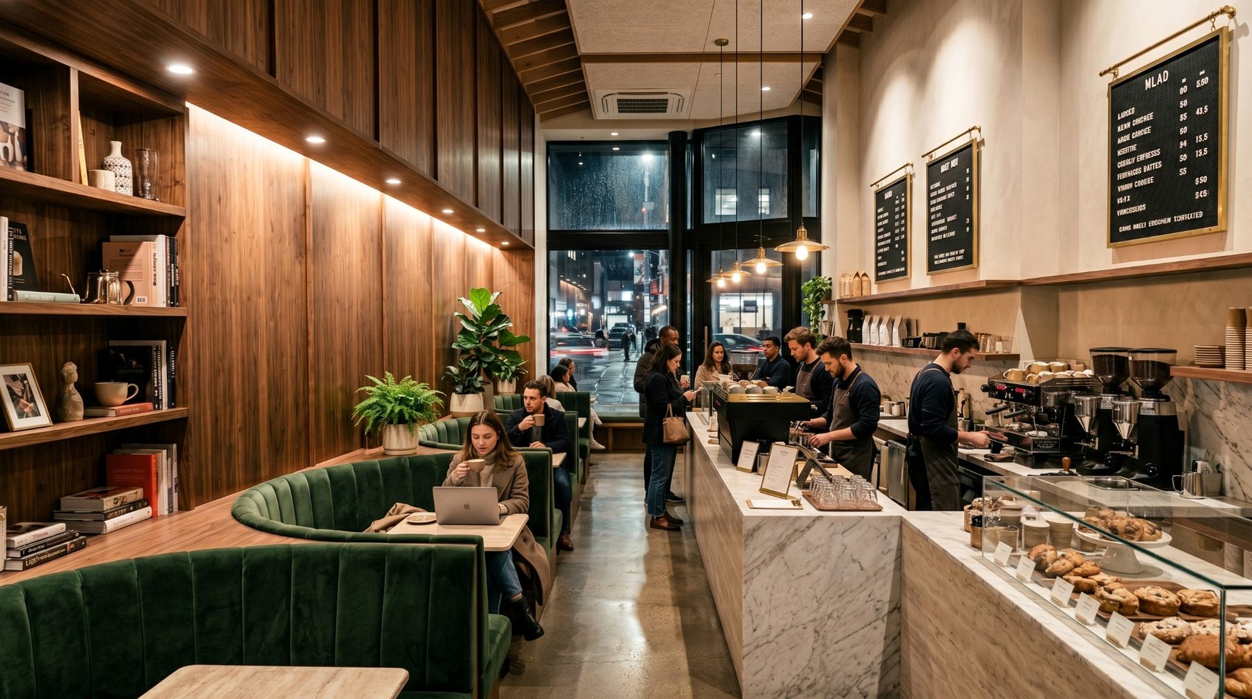 İç Mekân Dizaynı · Kafe