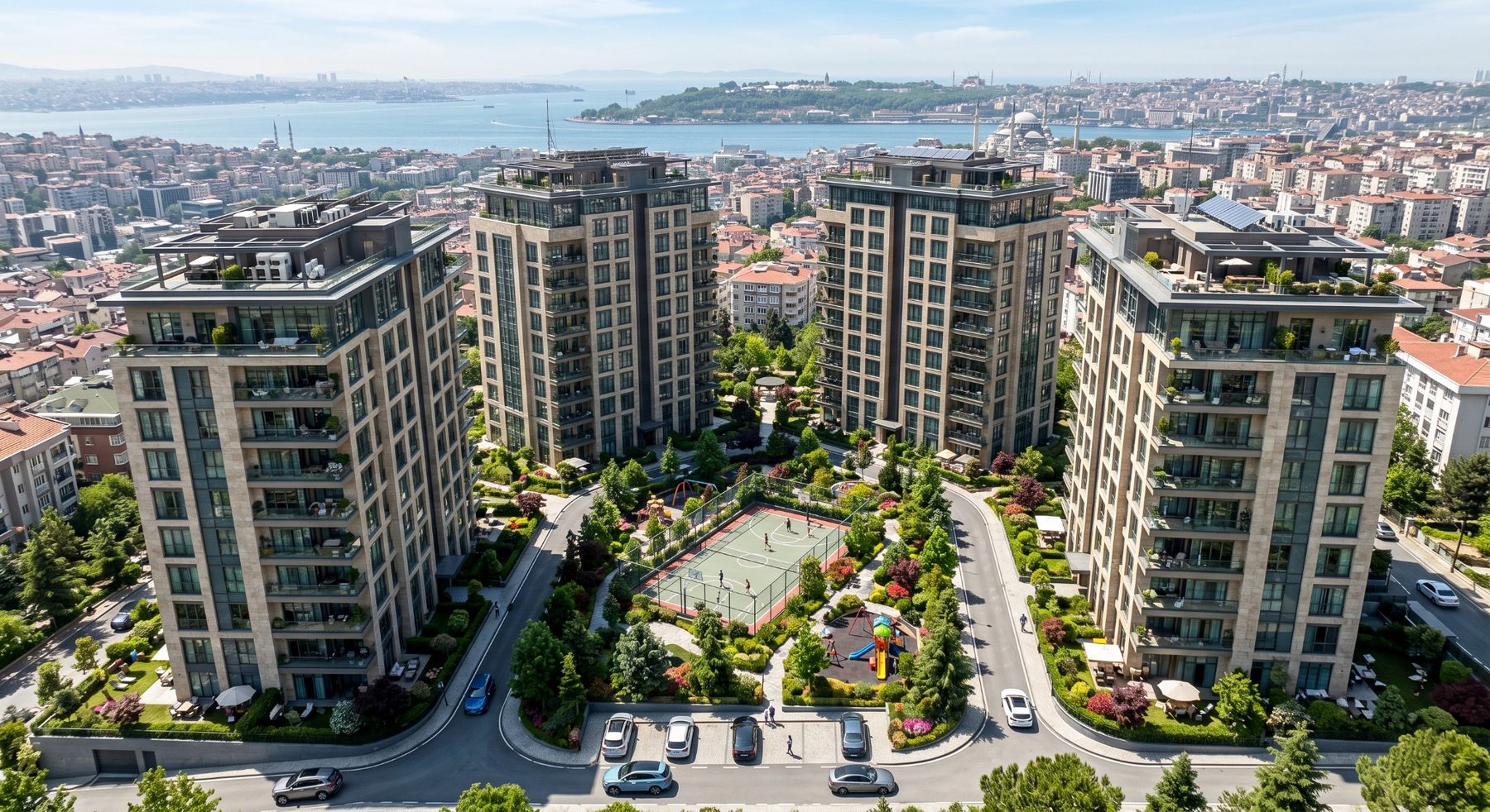 Konut Sitesi · Peyzaj